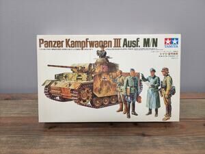 Tamiya Panzer Kampfwagen III Ausf. M/N Plastic Model Kit 1:35 Unassembled 35011